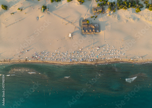 Patara Beach Drone Photo, Mediterranean Sea Kalkan, Kas Antalya, Turkey