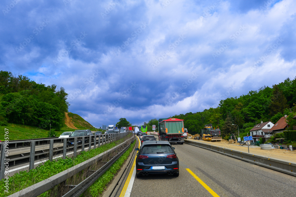  A8 Stuttgart Richtung Karlsruhe 