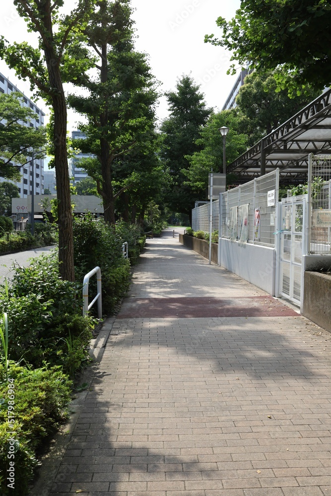 Itabashi-ku, Tokyo Japan, Takashimadaira housing complex group.