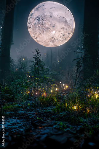 Dark fairytale fantasy fore...