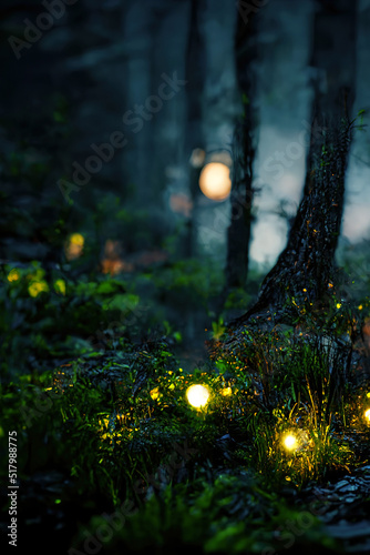 Dark fairytale fantasy fore...