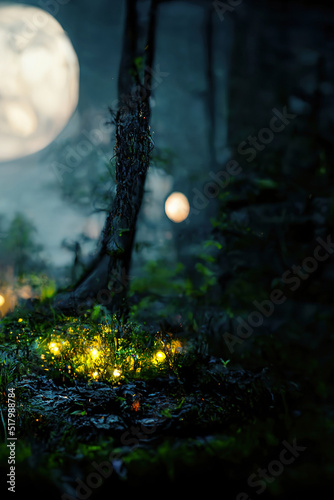 Dark fairytale fantasy fore...