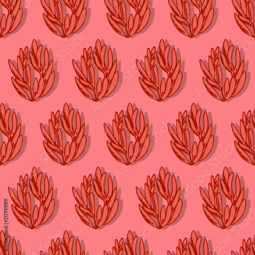 autumn branches with leaves seasonal vector seamless pattern