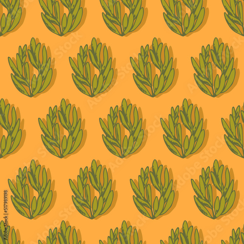autumn branches with leaves seasonal vector seamless pattern