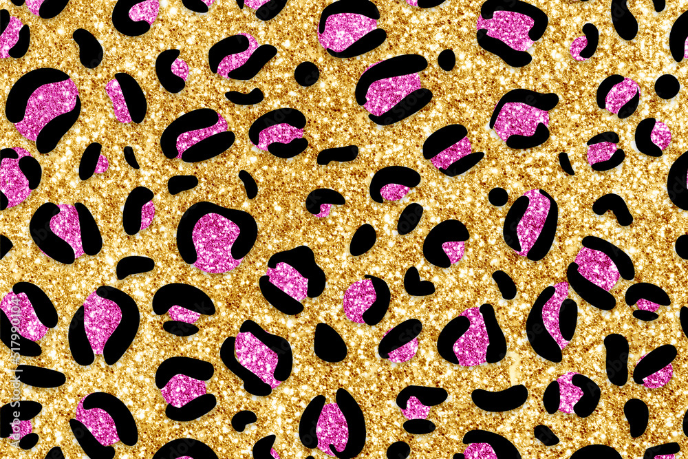 Pink Glam Animals Skin Texture Background - obrazy, fototapety, plakaty 