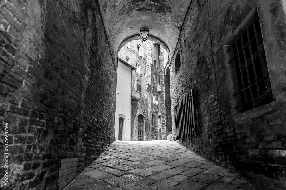 Generic architecture and street view in Siena, Tuscany, Italy Generic architecture and street view in Siena, Tuscany, Italy