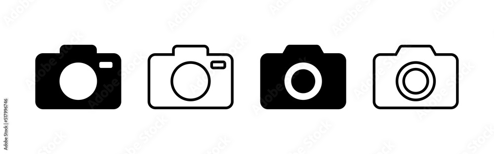 Camera icon vector. photo camera sign and symbol. photography icon. Camera icon vector. photo camera sign and symbol. photography icon.