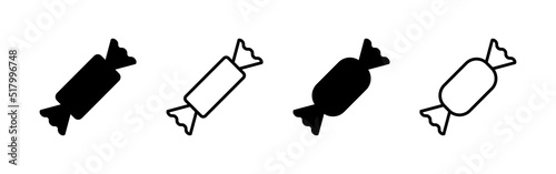 Candy icon vector. candy sign and symbol.