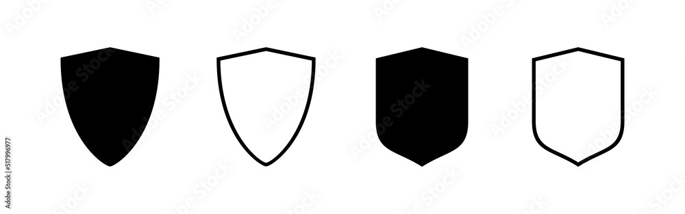 Shield icon vector. Protection icon. Security sign and symbol Shield icon vector. Protection icon. Security sign and symbol