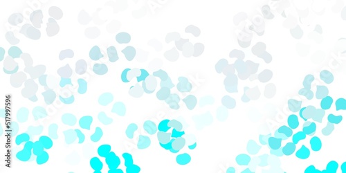 Light pink, blue vector backdrop with chaotic shapes.