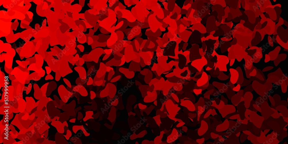 Dark orange vector backdrop with chaotic shapes.