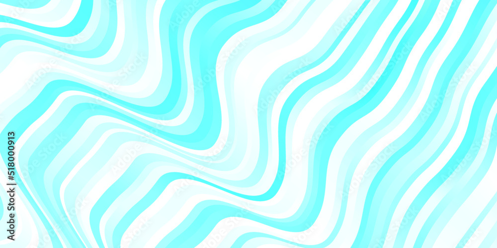 Fototapeta premium Light Green vector texture with wry lines.