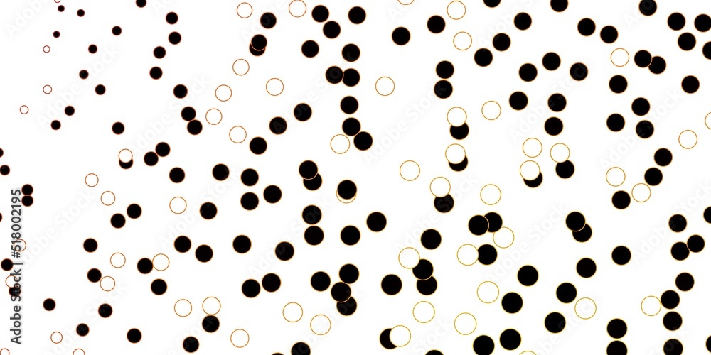 Dark Red, Yellow vector template with circles.