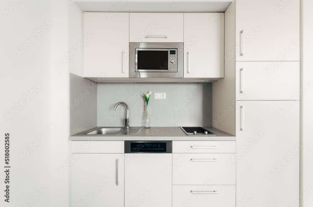 Small Compact Kitchen Unit In Modern