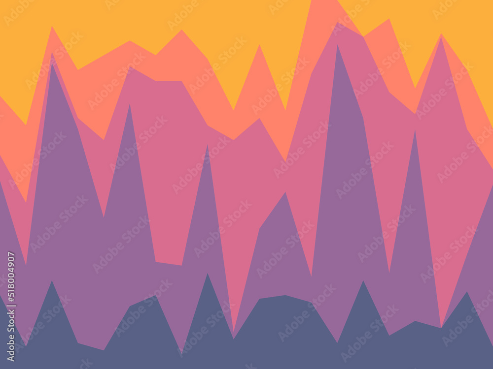 illustration of a mountain landscape - purple mountain abstrack bacground illustration of a mountain landscape - purple mountain abstrack bacground