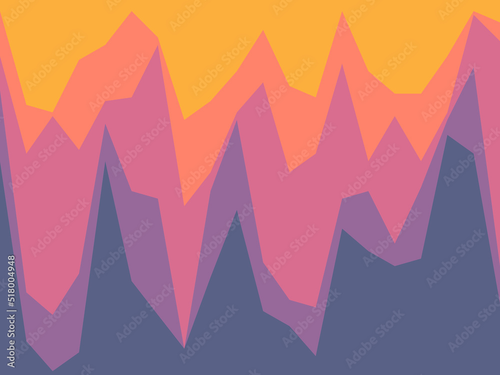 illustration of a mountain landscape - purple mountain abstrack bacground illustration of a mountain landscape - purple mountain abstrack bacground