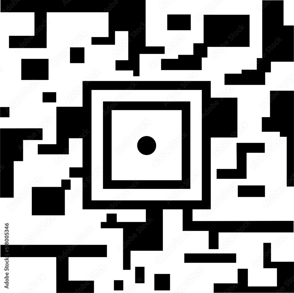 QR barcode scan image QR barcode scan image