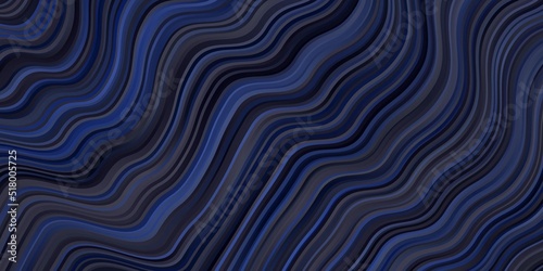 Dark BLUE vector layout with curves.