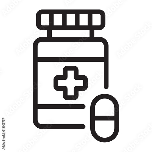 Vitamins line icon