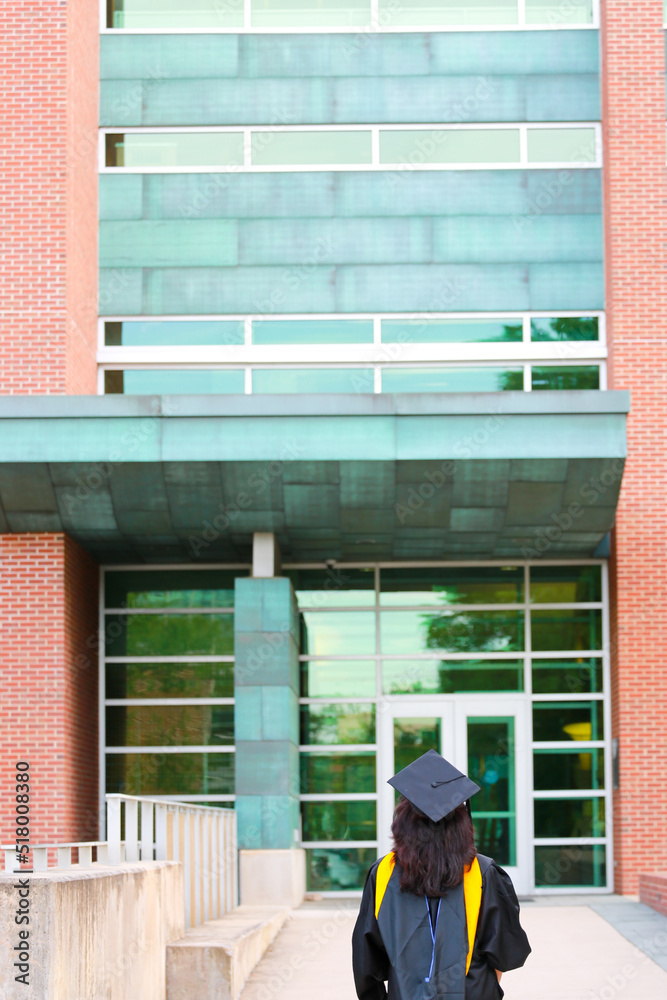 A graduating student from Penn State, USA A graduating student from Penn State, USA
