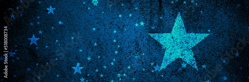 Dark blue star background. Navy day, veterans day, sparkle stars at navy blue background. old vintage grunge texture. photo