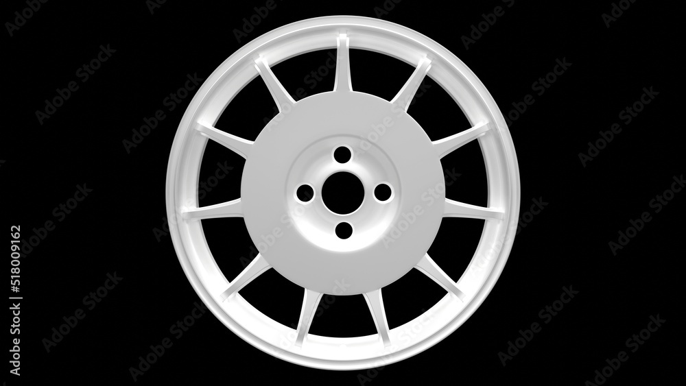 Fototapeta premium Mag wheel for car sport design show for outstanding .3d illustration