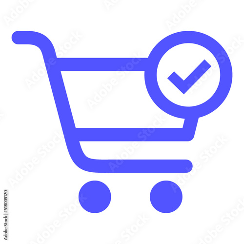 Cart, approved, shop icon