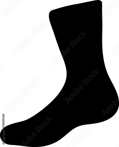 Tourist sock sign simple icon on background.eps