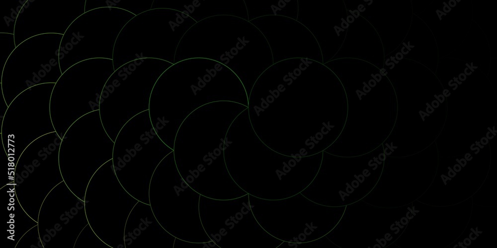Dark Green, Yellow vector texture with disks. Dark Green, Yellow vector texture with disks.