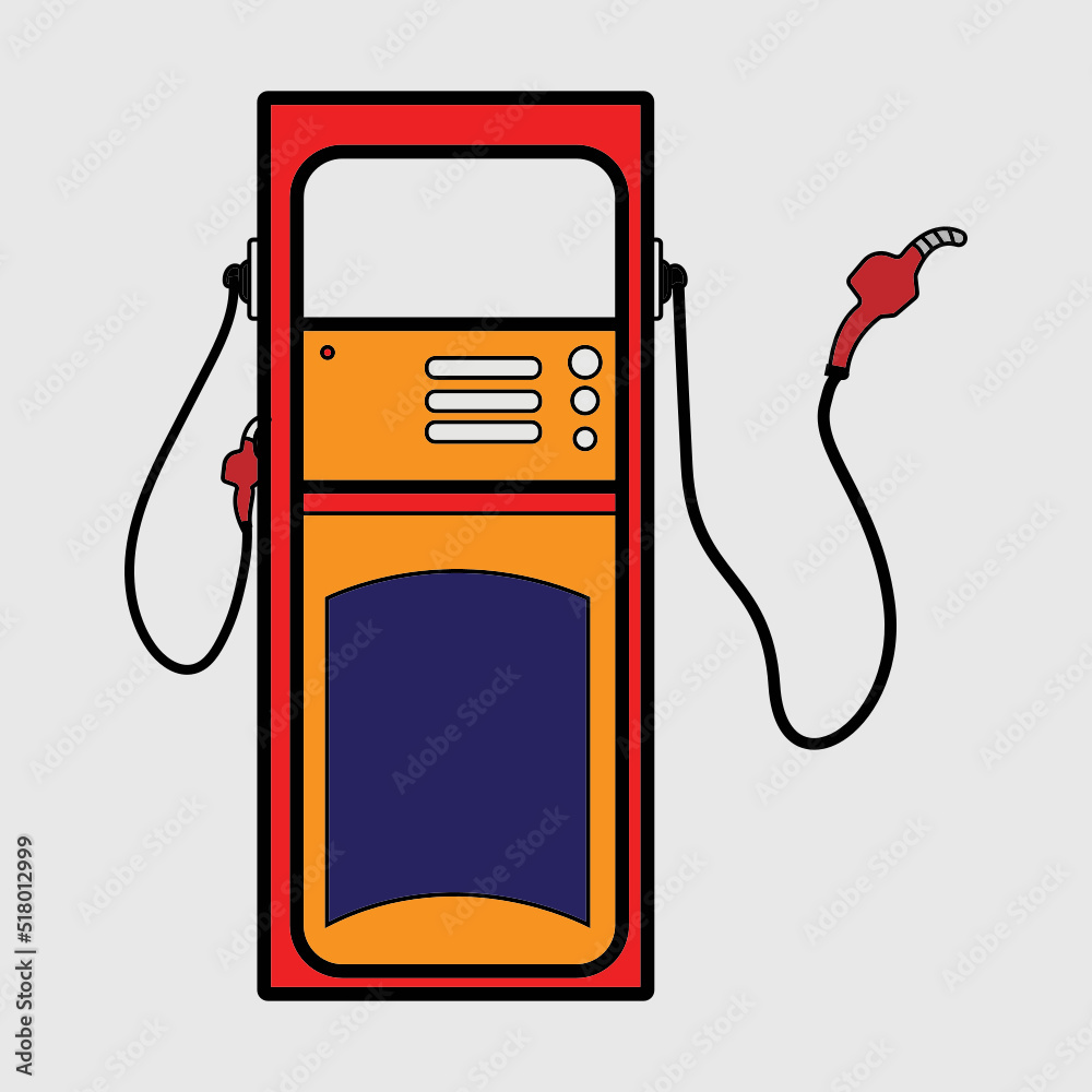 Gas Pump SVG Cut File, Gas Station Svg, Petroleum Svg, Fuel Nozzle Svg, Regular Pumps Svg, Stock