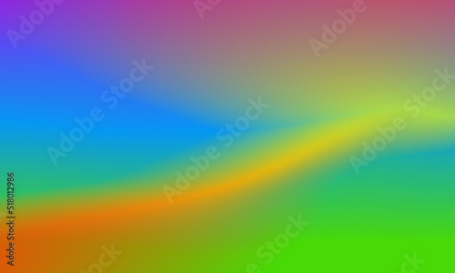 Beautiful pink  yellow and green gradient background smooth and soft texture