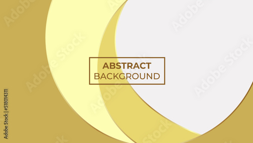 Luxury Background with curves of several circles in three different colors, easy to edit

