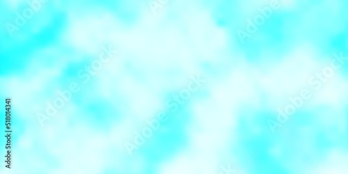Light BLUE vector background with clouds.