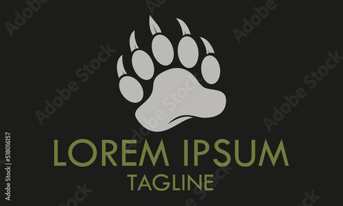 Claw Paw Nature Mountain Logo Design © Untung