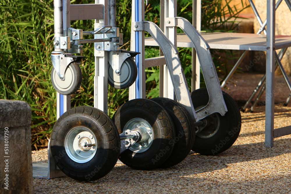 Stroller for transportation of small loads.