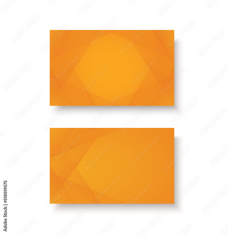 modern yellow lines double sided business card template	

