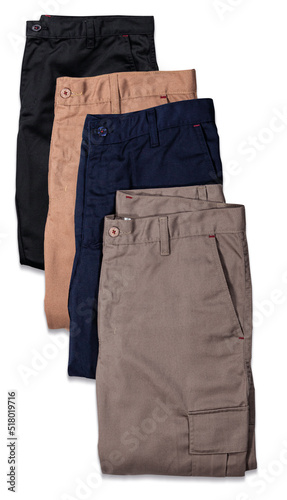 folded cargo pants