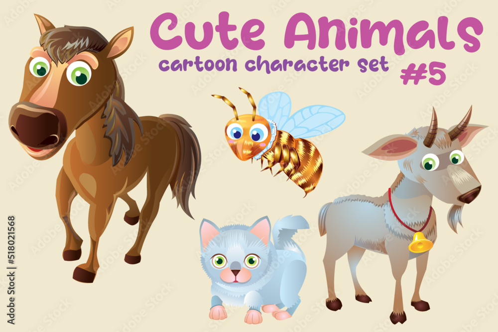 Obraz premium cute animals 5