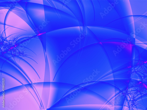 abstract pink blue line drawing, color graphics, background, design
