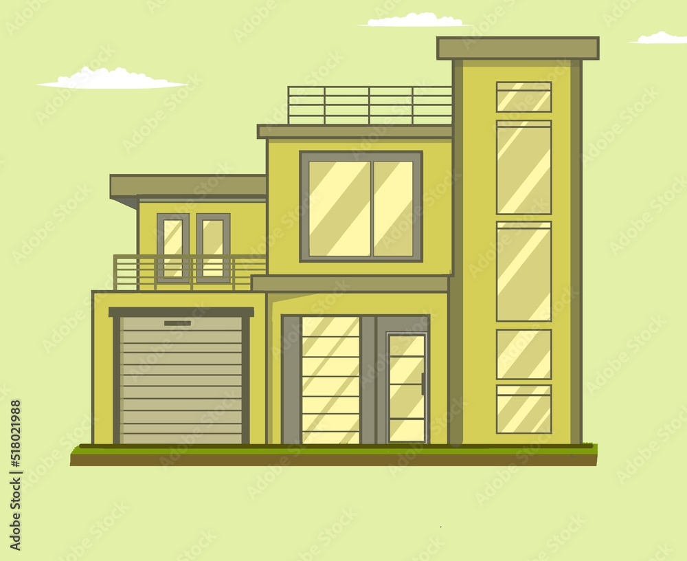 illustration of a building illustration of a building