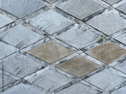 Grey White Black Hard Industrial Paved Concrete Flooring Texture background for Design Element
