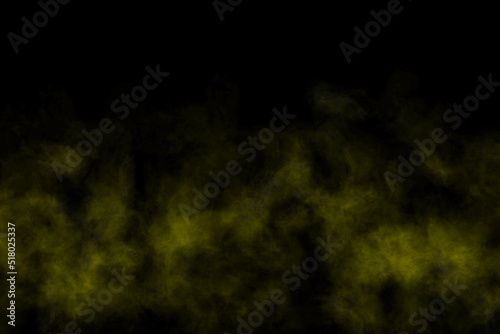 黄色 煙 漂う 発生 カラー CG 背景 壁紙 © kawamura_lucy