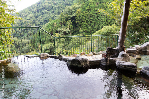Izu Kawazu Odaru is outdoor public hot spring baths for guests to relax in Kawazu, Shizuoka, Japan.
