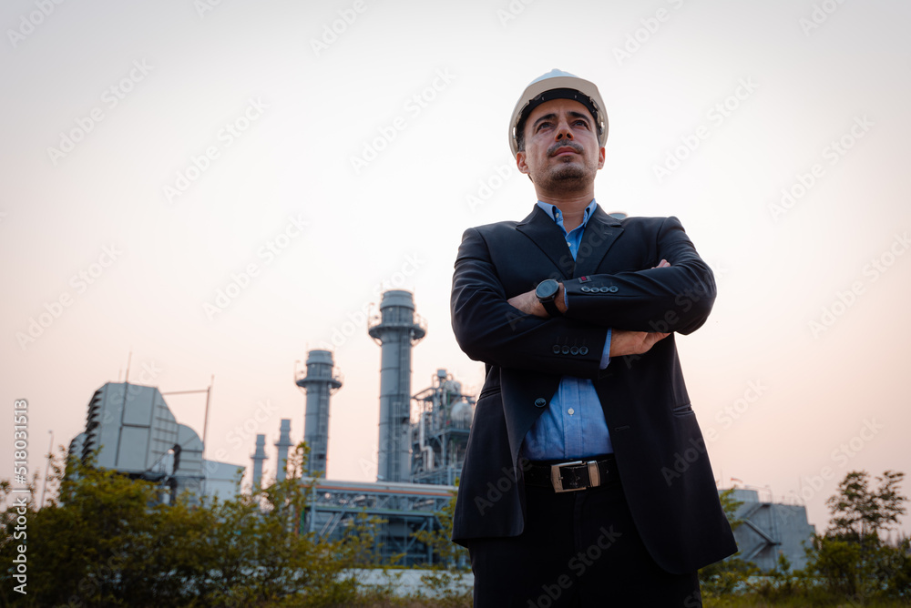 Businessman and engineer meeting and discuss project in working site, Teamwork project concept. Businessman and engineer meeting and discuss project in working site, Teamwork project concept.