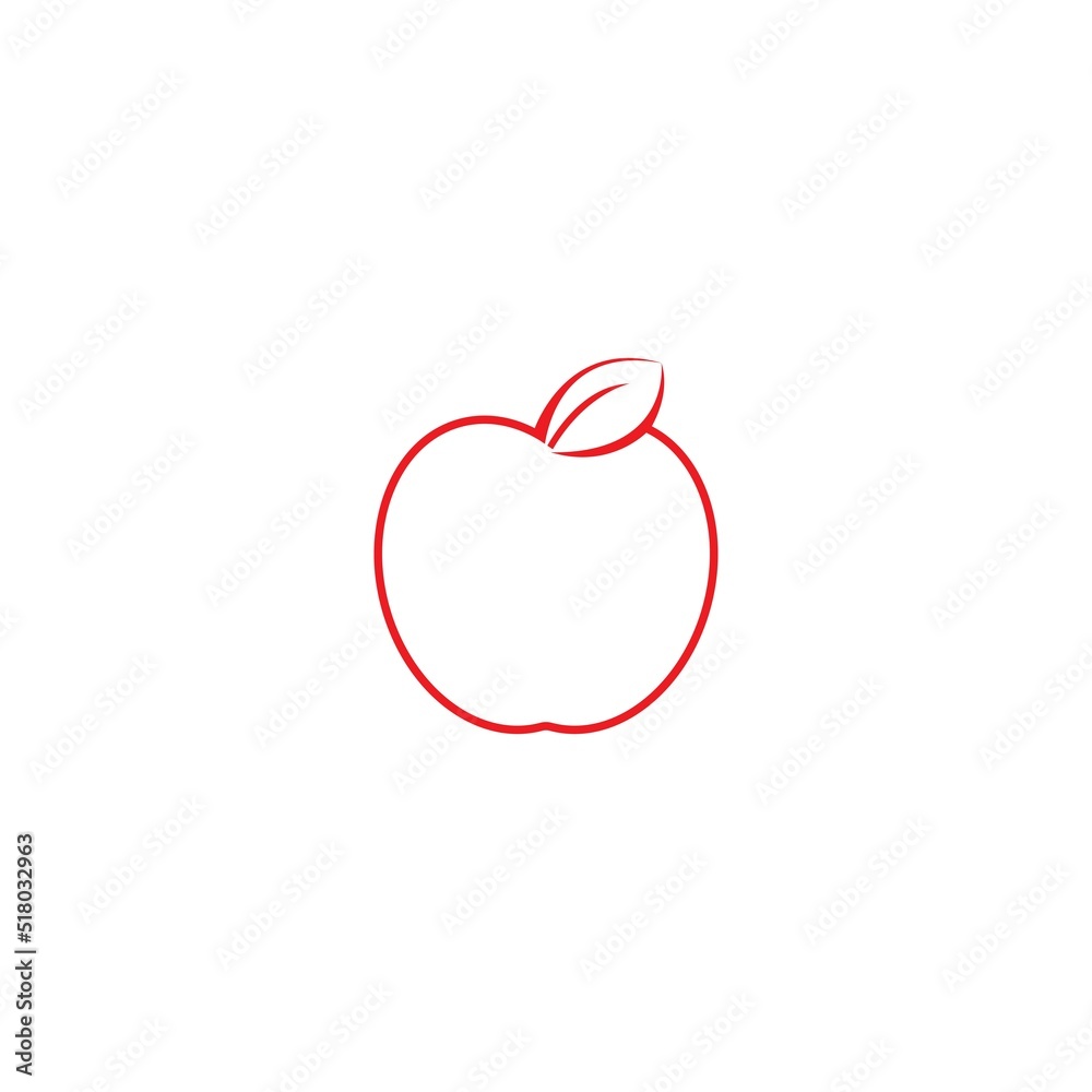 Apple fruit logo Apple fruit logo