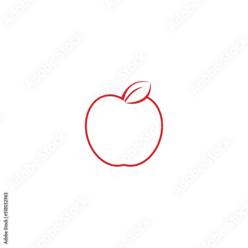 Apple fruit logo