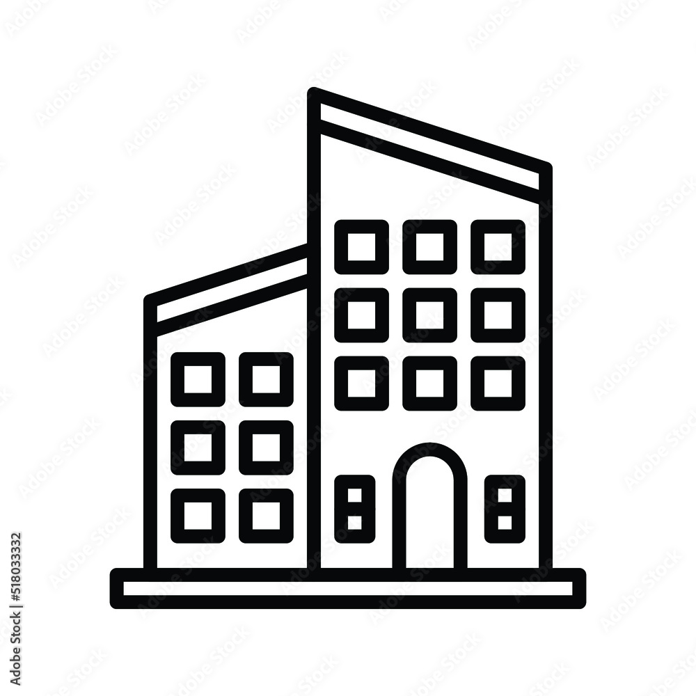 apartment icon outline vector illustration apartment icon outline vector illustration