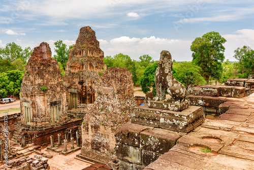 Ruins of ancient Pre Rup temple in Angkor, Cambodia