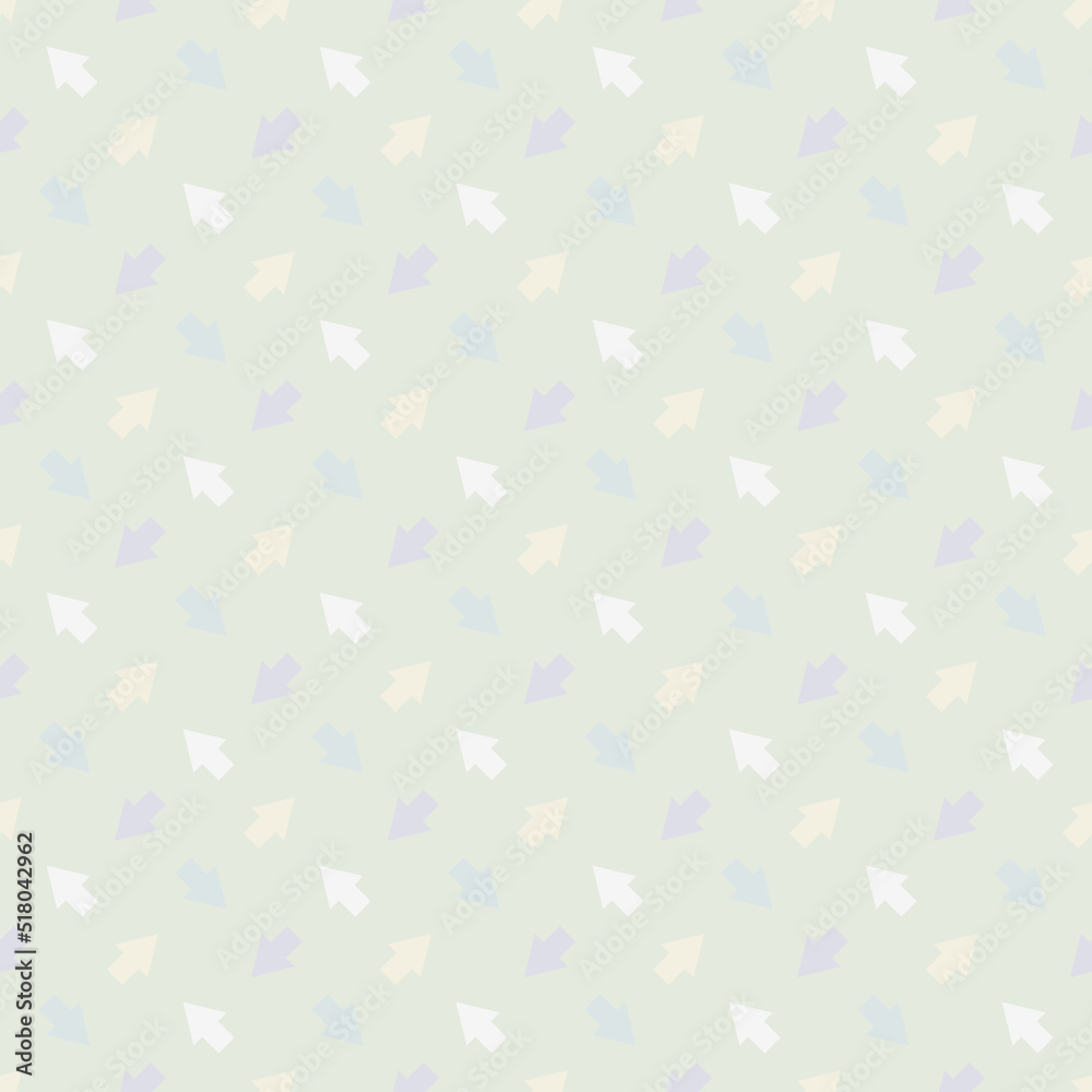 Arrow seamless pattern. Abstract geometric background.