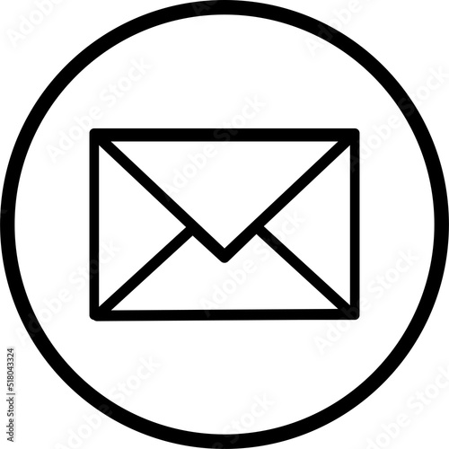 未開封の手紙のアイコンイラスト